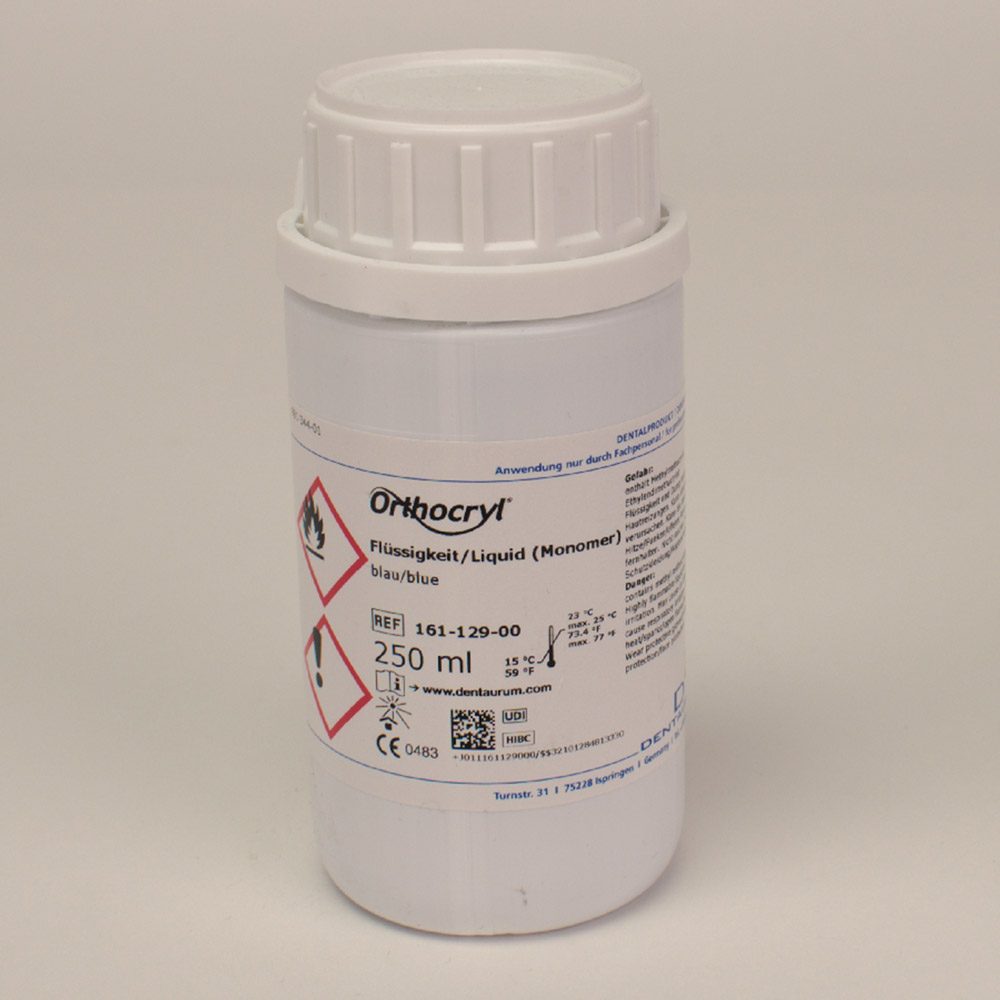 Orthocryl Flüssig blau 250ml