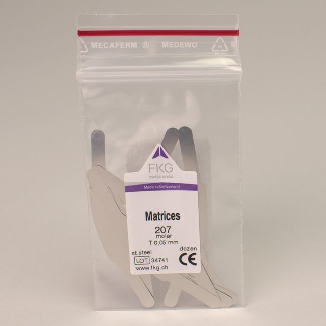 Matrizen FKG 207T Stahl 0,05 Dtz