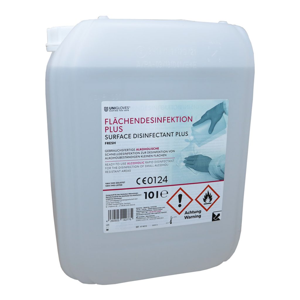 Unigloves Flächendes. PLUS Fresh 10Ltr