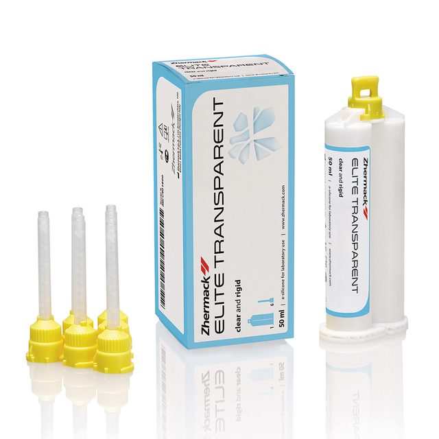 Elite Transparent, 50 ml Kartusche + 6 Mischkanülen