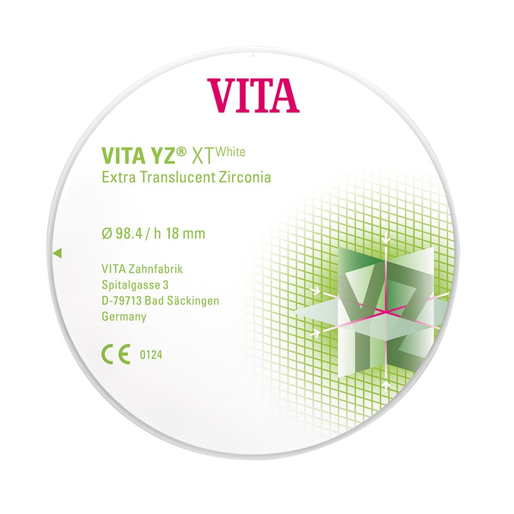VITA YZ XTWhite Disc weiss H 14mm 1St