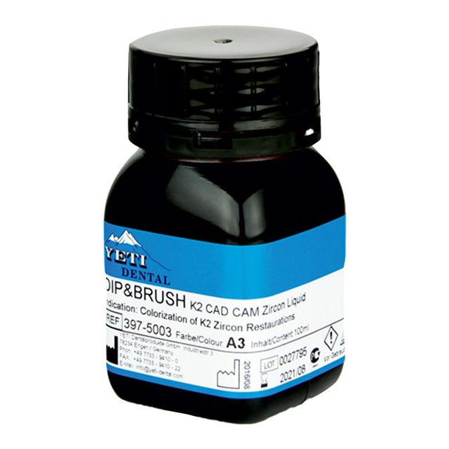 Dip & Brush K2 CAD CAM Zi.Flü. A3 100ml