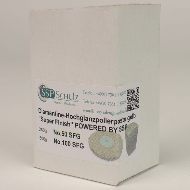 Diamantine Polierpaste gelb 250g