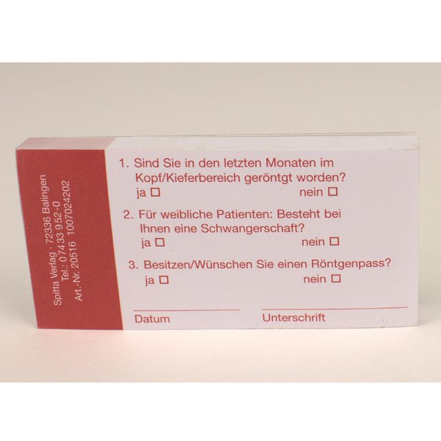 Röntgennachweis SK, 50 Stück