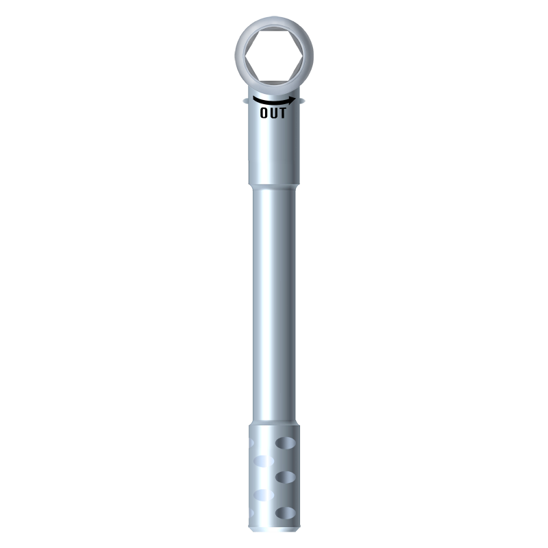 HI-TEC Instrument alle Systeme, Ratsche, Sechskant