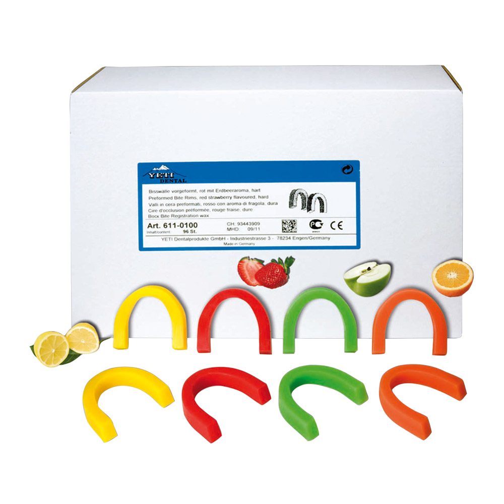 Bisswälle grün mittelhart Apfel, 96 Stück