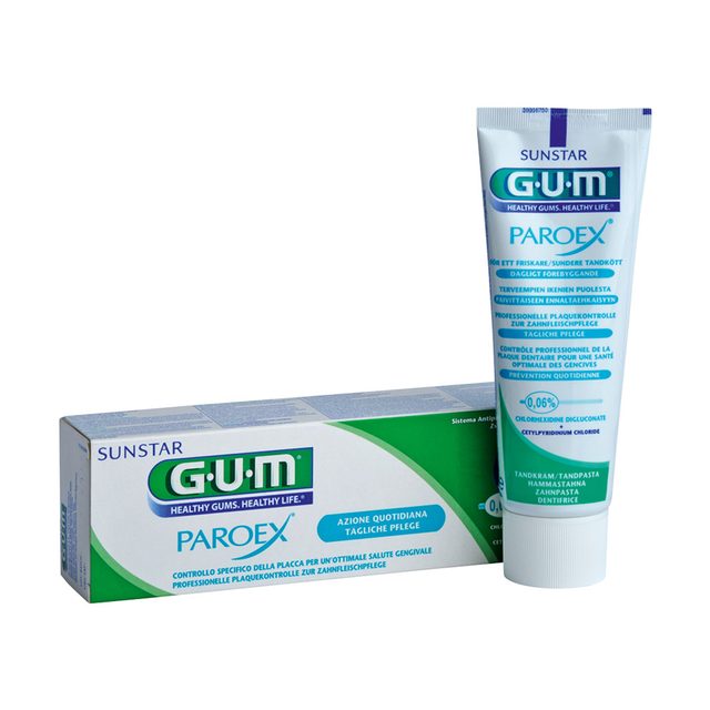 GUM Paroex Zahnpasta 0,06% CHX, 6 x 75 ml