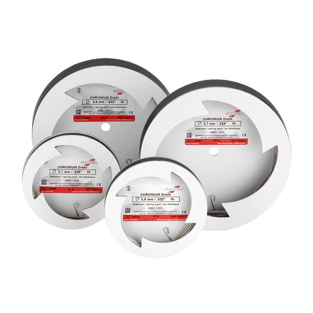 Chromium Draht federhart 0,70 mm, 30 m