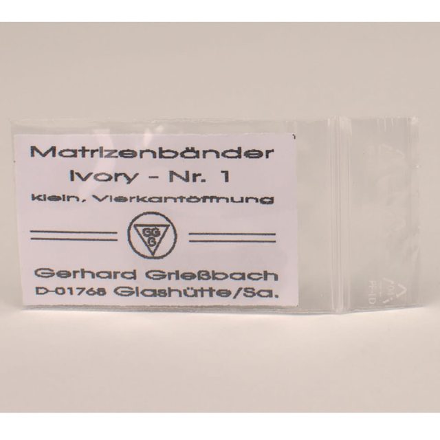 Matrizen Ivory Nr.1 4Kant-Loch Dtz