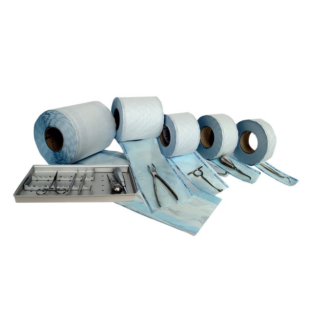 Stericlin Schläuche 10 x 5 cm mit Falte, 100 m Rolle