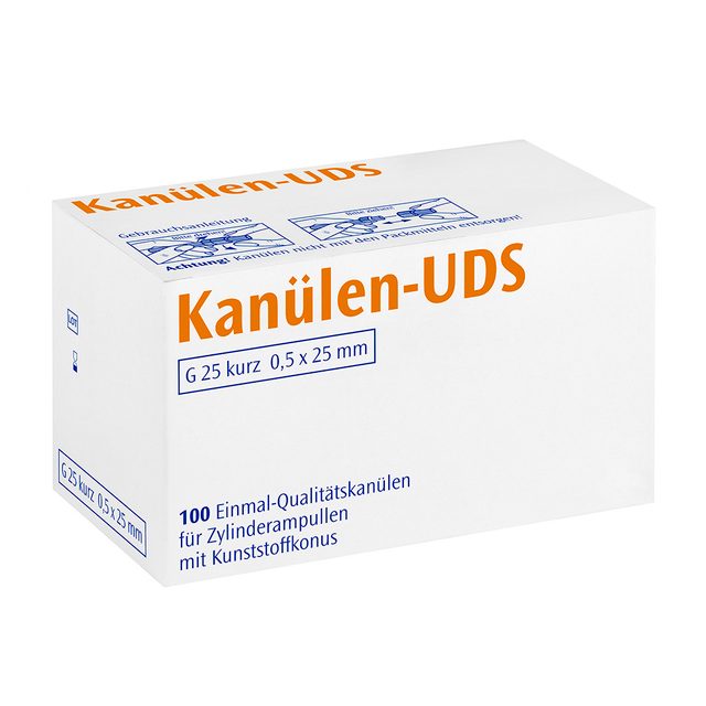 UDS-Kanülen G25 kurz 0,5x25 orange 100St