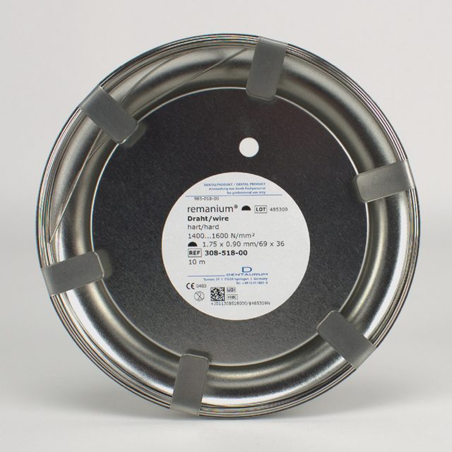 Remanium Draht hart 1,75x0,875mm Rl