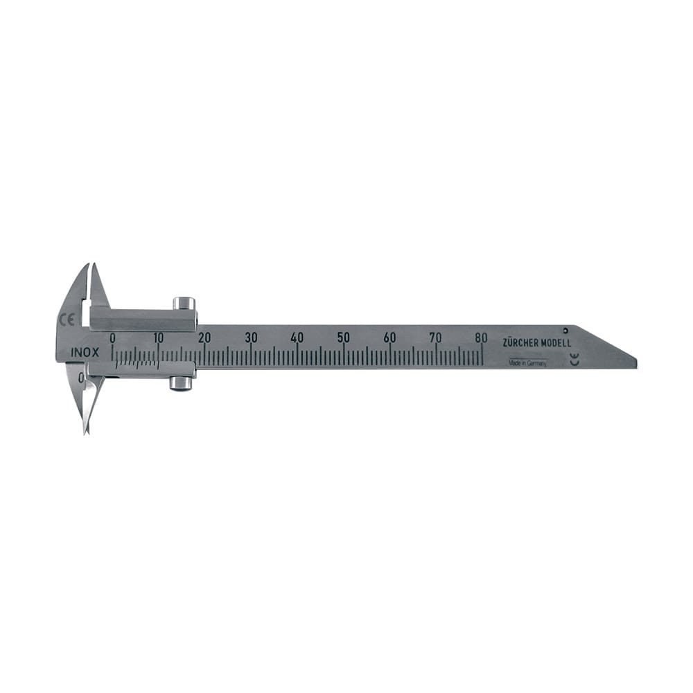 Messschieber Züricher Mod.14cm 0-80mm St