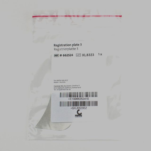 Registrierplatte 3 zu Set 15  St