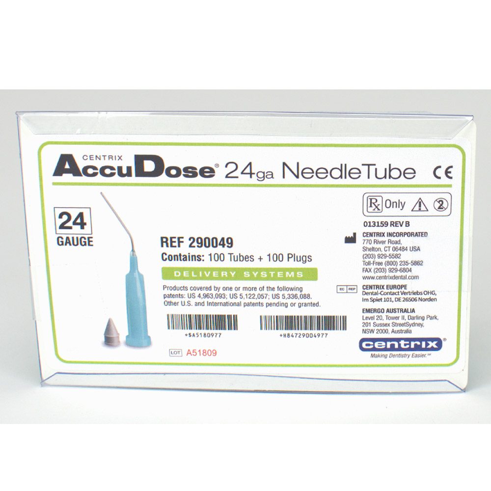 AccuDose Needle Tube 24ga  100St