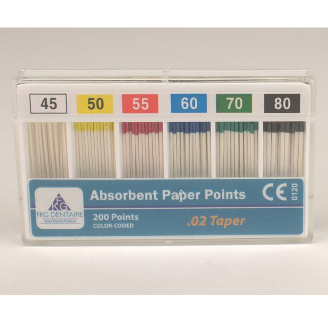 FKG Paper Points 02/45-80  200St