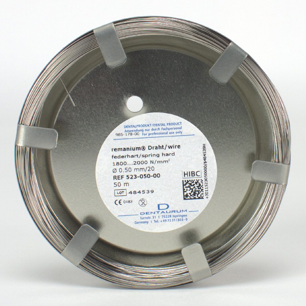 Remanium Draht fh 0,50mm 50mtr