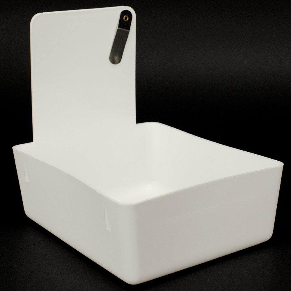 Arbeitsschale 117,8x127x63,5mm weiss 12St