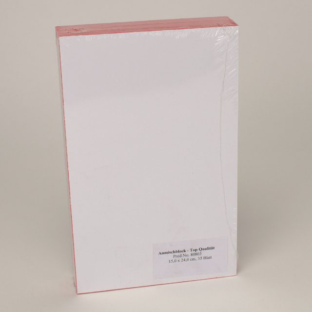 Anmischblock groß 15 x 24 cm, 5 Stück