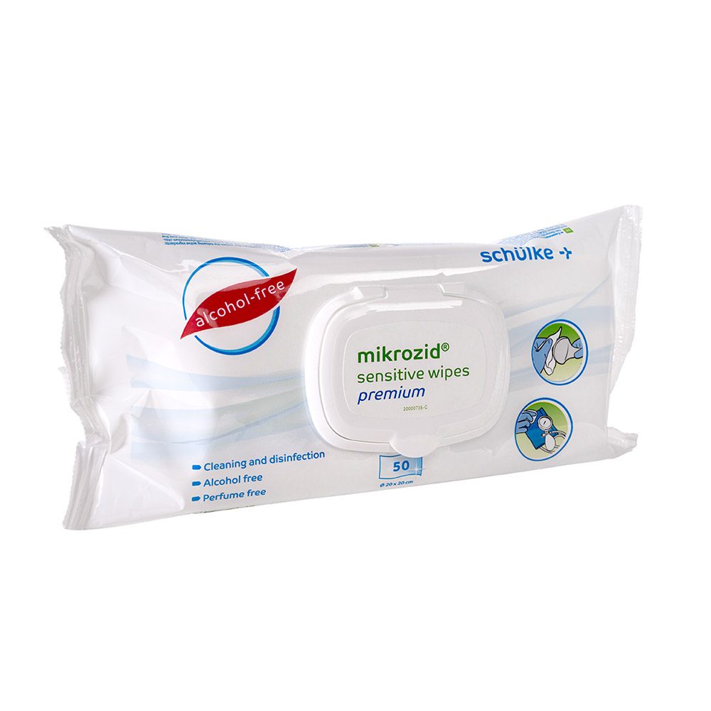 Mikrozid Sensitive Wipes Premium 50St