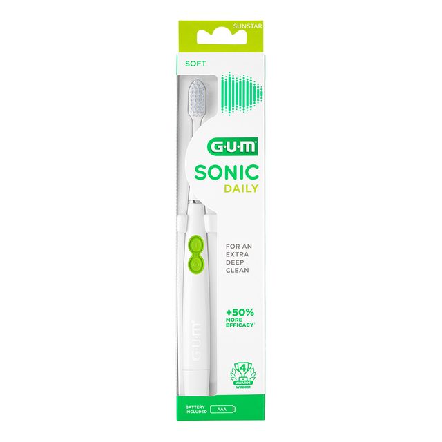 Gum SONIC Daily Zahnbürste weiss  St