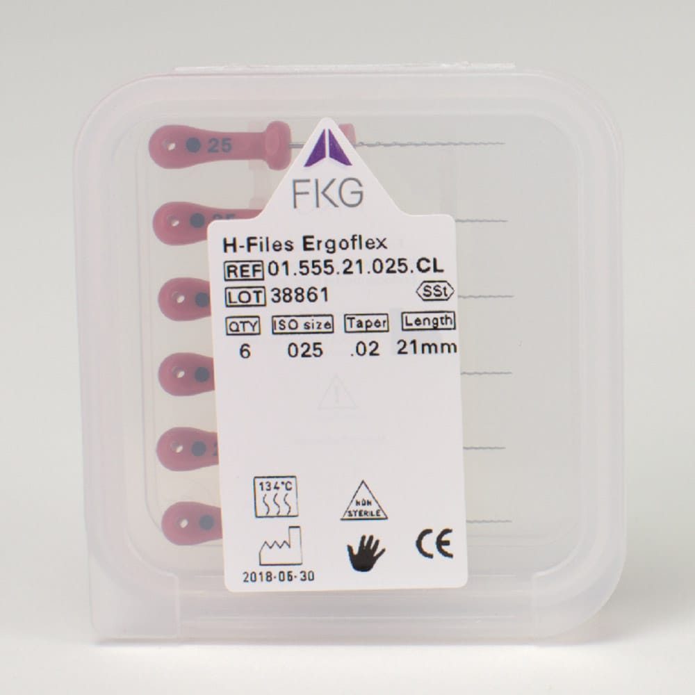 H-Feile Ergoflex 555-25 21mm  6St