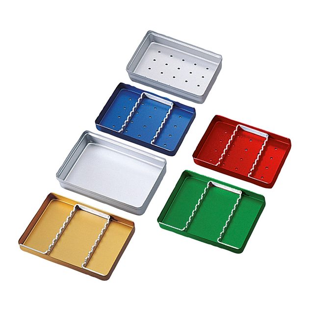 Mini-Tray Deckel gelocht silber St
