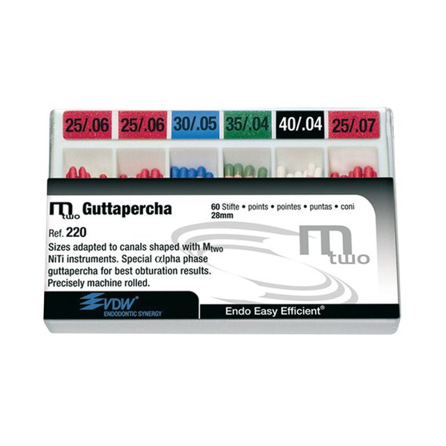 MTWO Guttaperchastifte 25/.06, 60 Stück