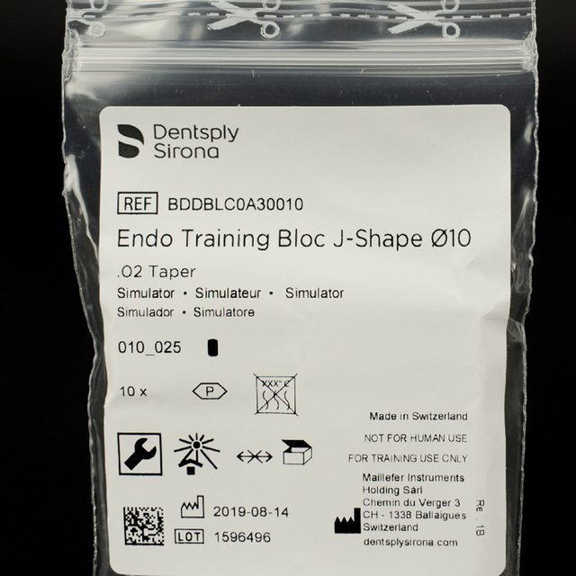 Endo Training Block J-Shape 10DS  10St
