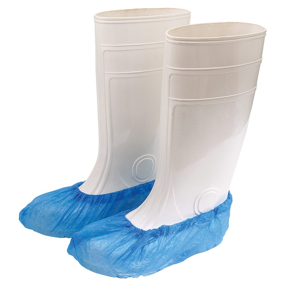 Überschuhe CPE blau 35 my, 2000 Stück