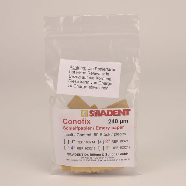 Conofix Schleifpapier 0° 120 50St