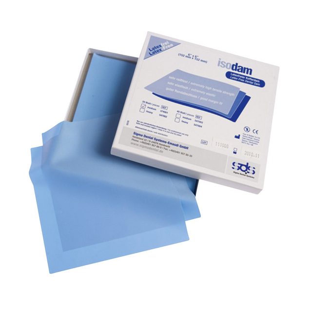 Isodam Non Latex medium blue, 20 Blatt