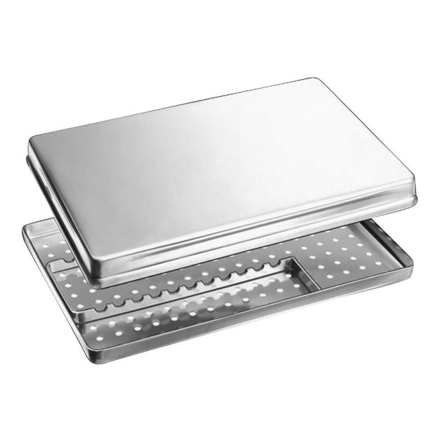 Norm-Tray Edelstahl Träger + Boden gelocht, Stück