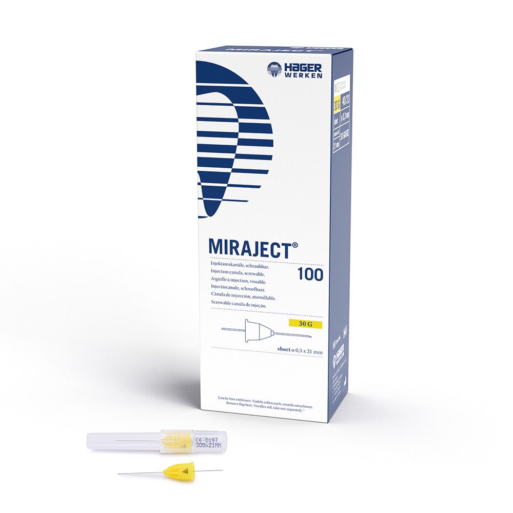 Miraject Kanülen 30G 0,3x21mm 100St