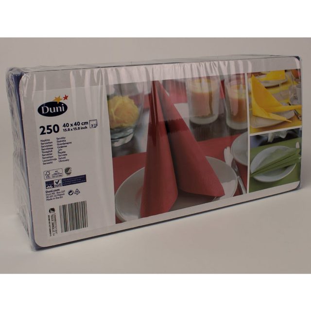 Duni Serviette 33x33 weiss 3lg  4x250St