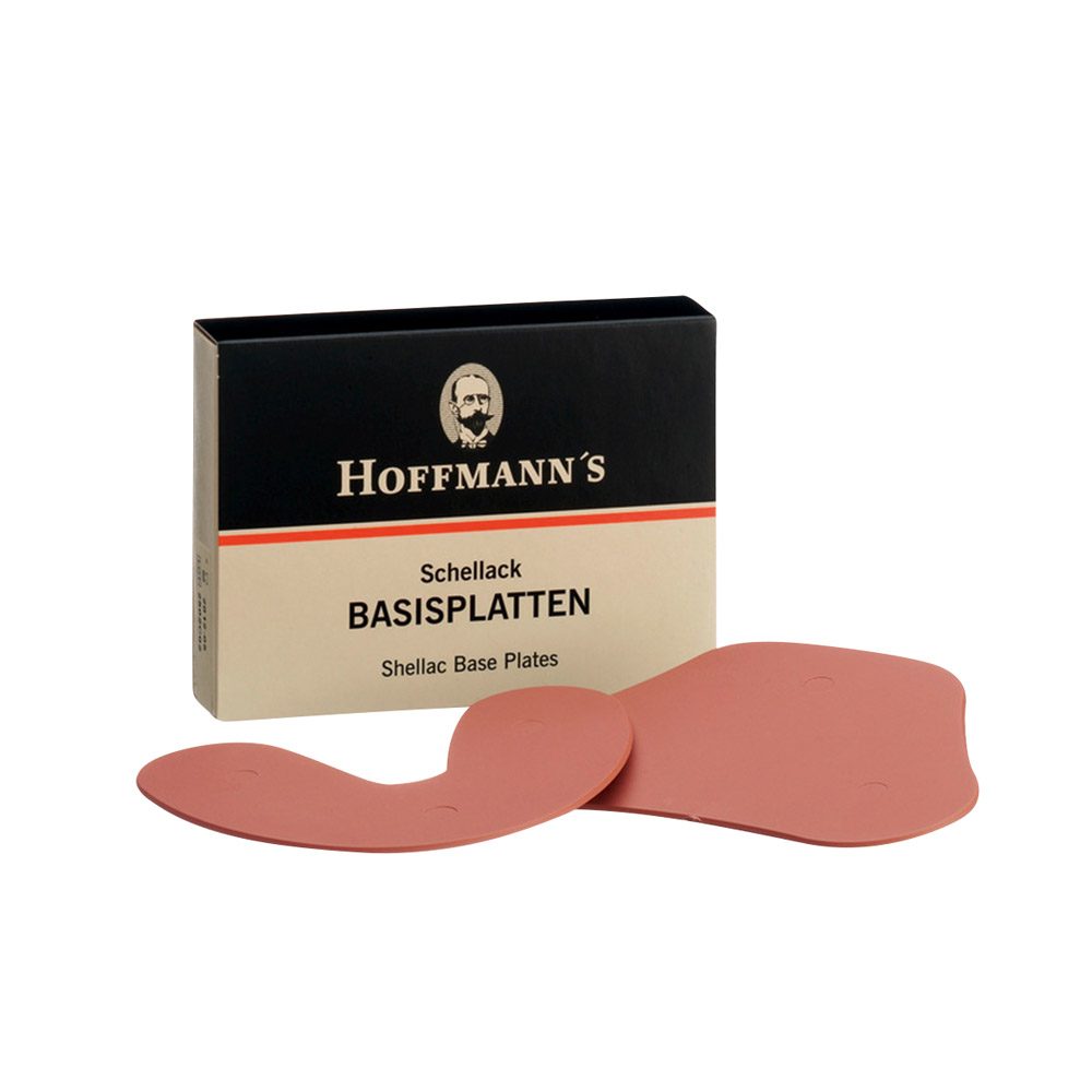 Hoffmann's Basisplatten rosa sortiert, 12 Stück