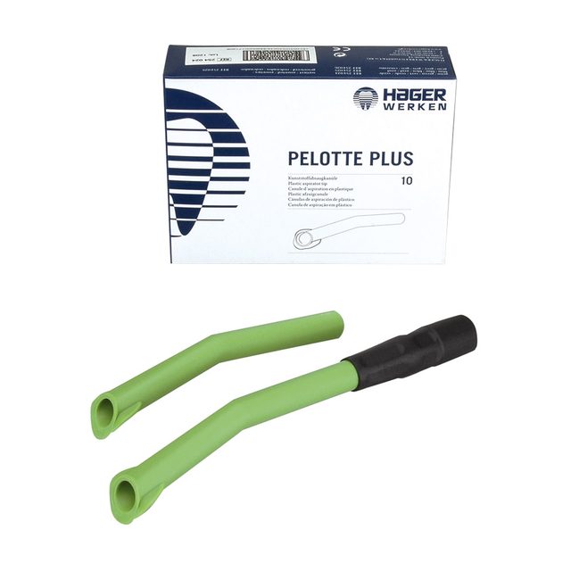 Pelotte Plus grün, 10 Kanülen + Adapter