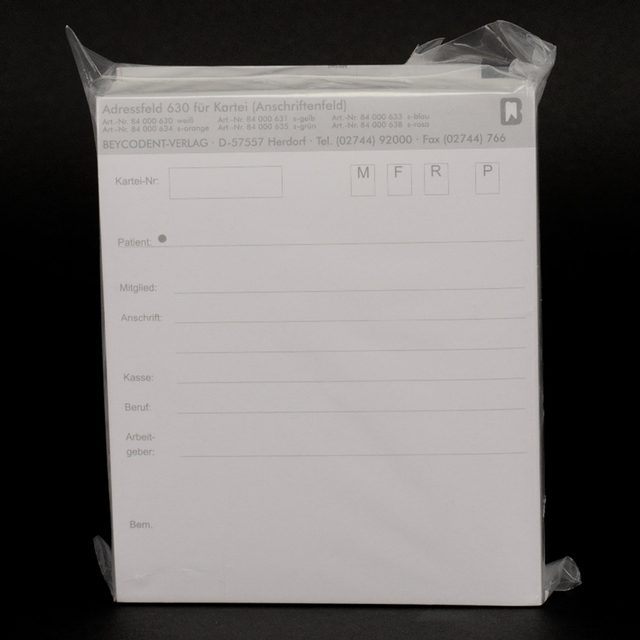 Adressfelder weiss 84000630 Pa