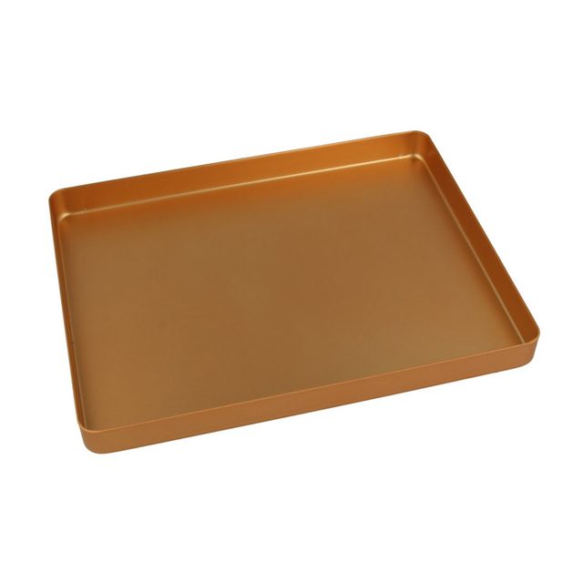 Mini-Tray Boden ungelocht gold St