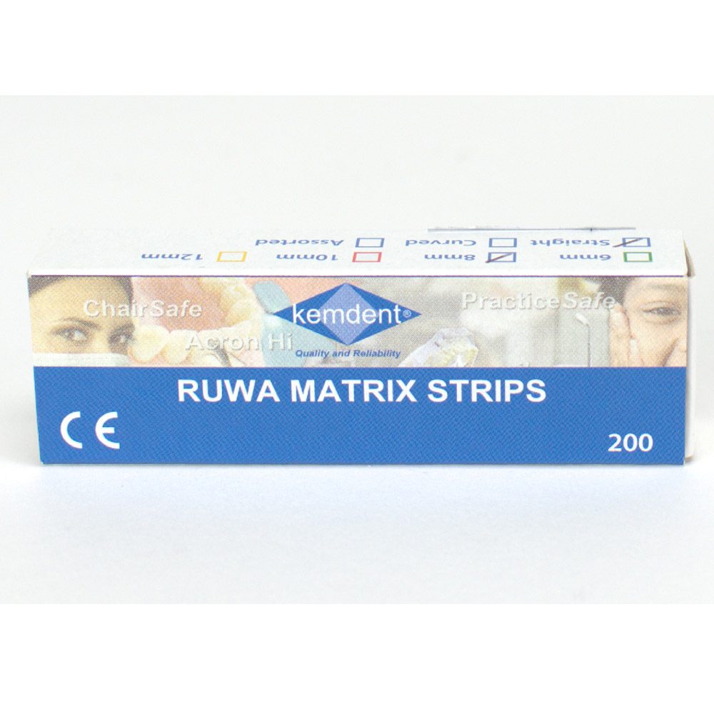 Ruwa Matrix Strips 8mm gerade 200St