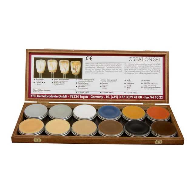Creation Wachs, 12-Farben Set