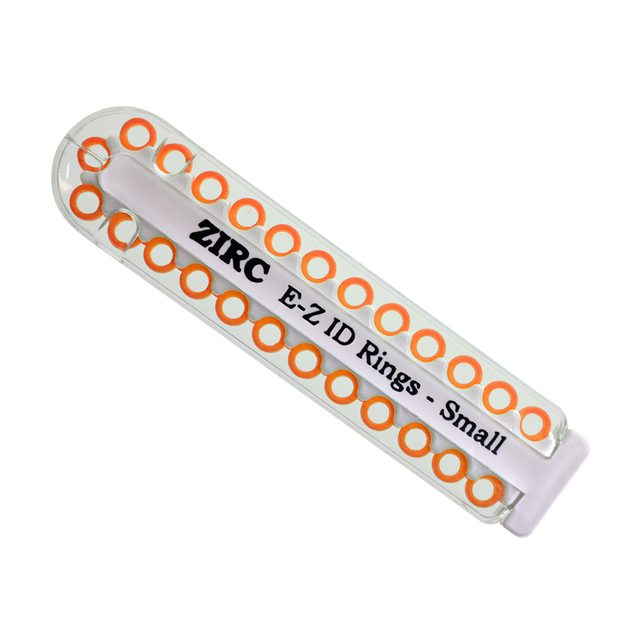 EZ-ID Markierungsringe klein neonorange, 25 Stück