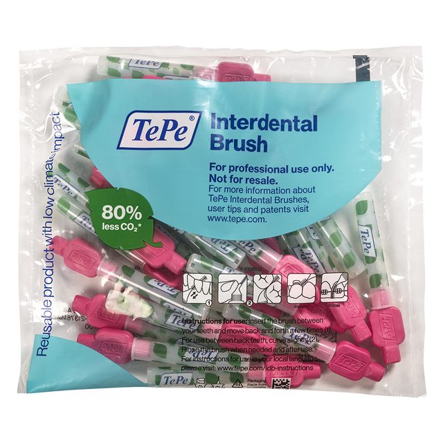 Interdentalbürsten 0,4mm pink, 25 Stück