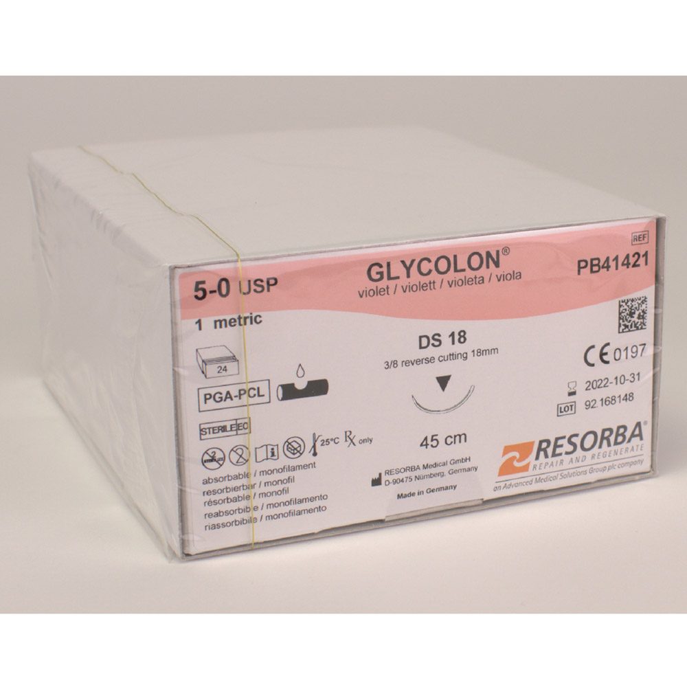 Glycolon violett 5/0 DS18  2Dtz