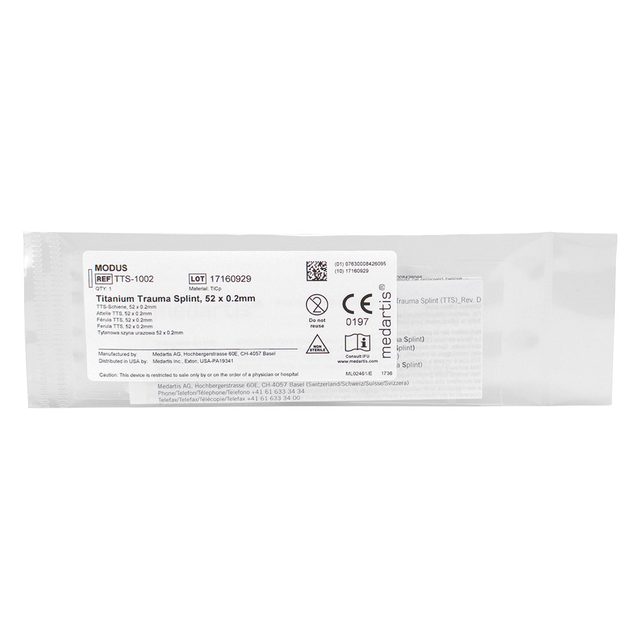 TTS Schiene 52 x 0,20 mm, Stück