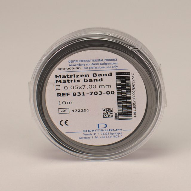 Matrizenband 0,05 X 7,0 mm 10m