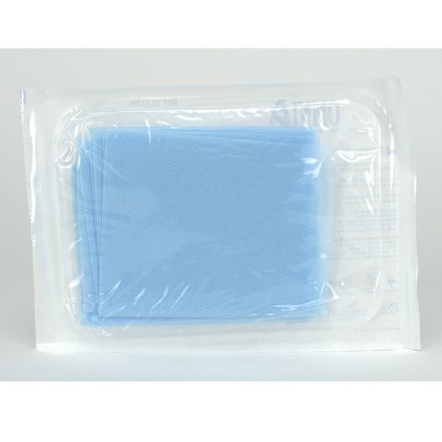 Omnia OP Abdecktuch 75x90 h-blau 50St