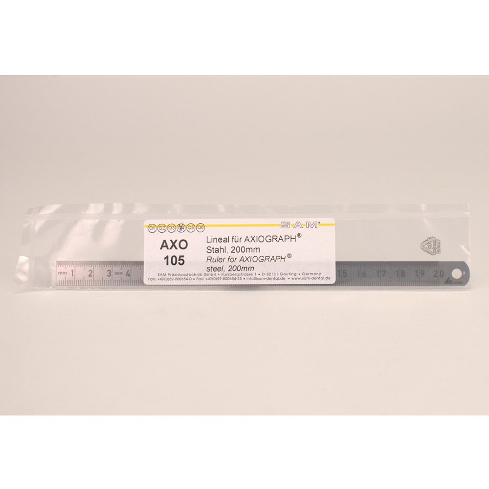 Stahllineal 200mm SAM St
