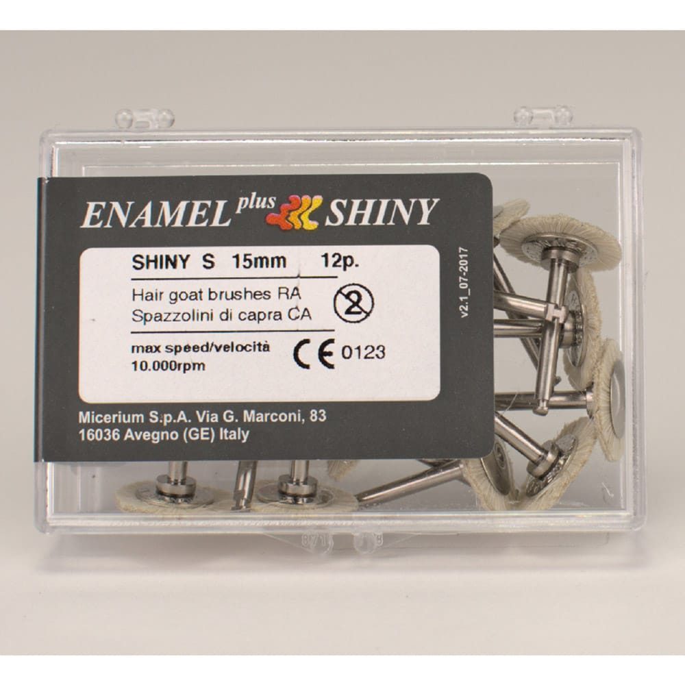 Enamel plus Shiny Mandrell Winkelstück, 6 Stück