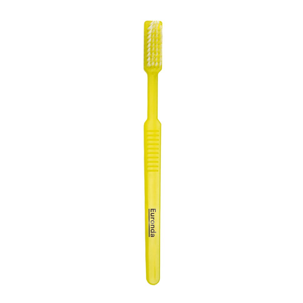 Monoart Zahnbürsten mit Paste gelb, 100 Stück